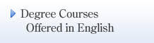 Degree Courses Offered in English